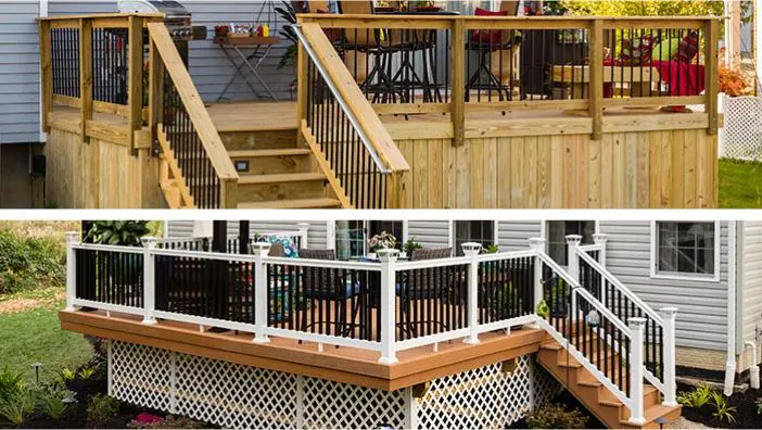 Above Custom Mobile Home Type Steps Which Can Be Built